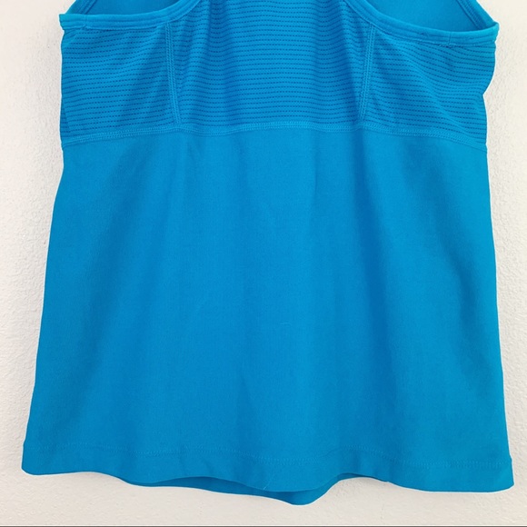 Nike Fit Dry Blue Mesh Racerback Tank Top - Picture 10 of 10